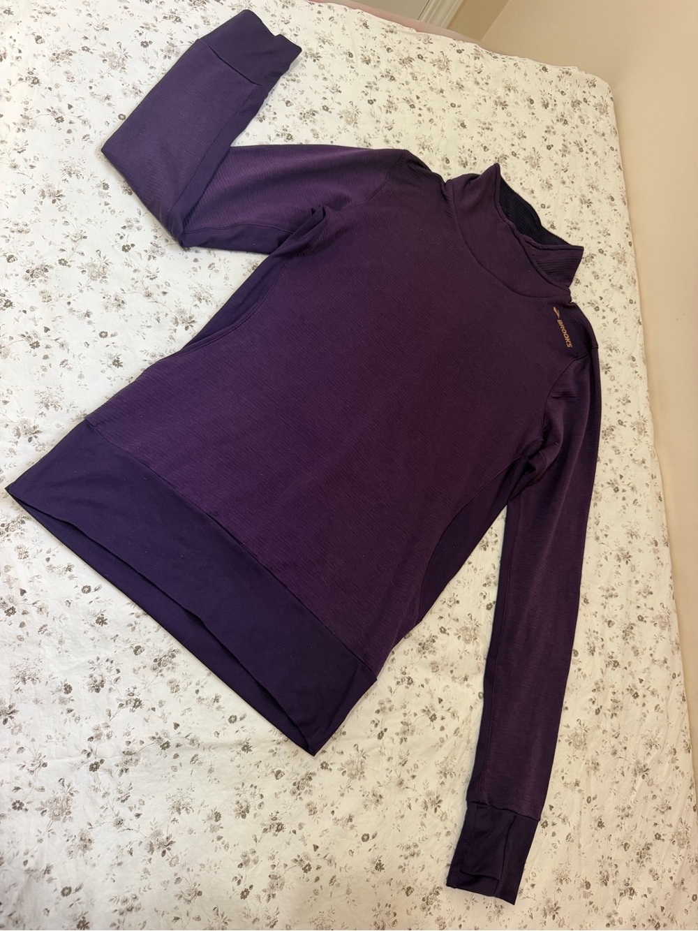 Brooks Women's Deep Purple Mock Neck Pullover